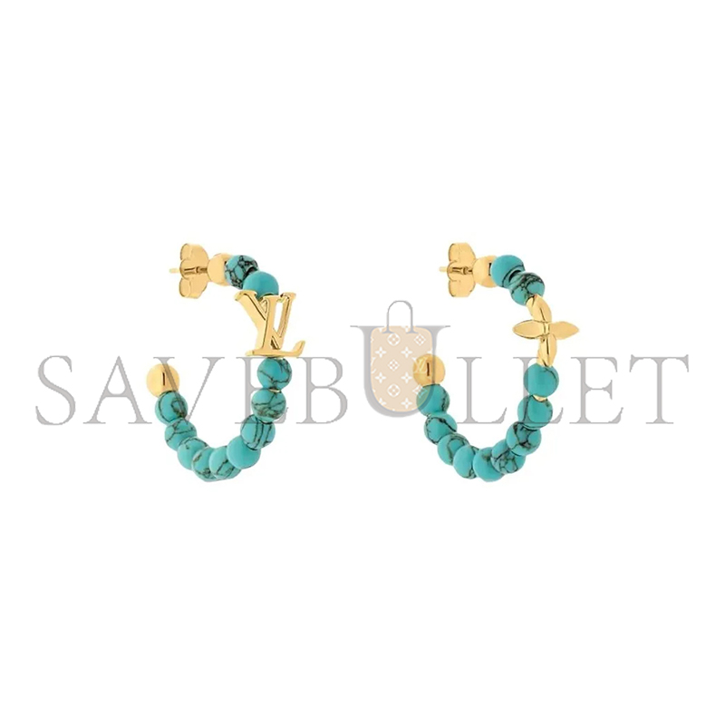 LOUIS VUITTON PEARLS FUSION EARRINGS M02039